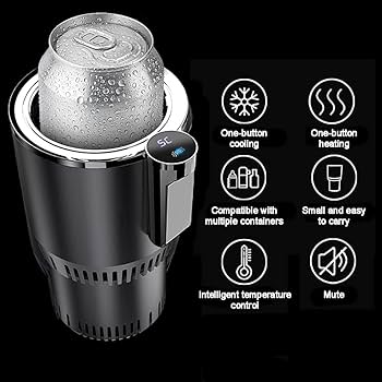 Portable 2-in-1 Car Cup Cooler & Warmer