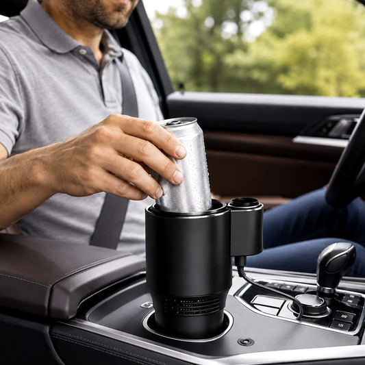 Portable 2-in-1 Car Cup Cooler & Warmer