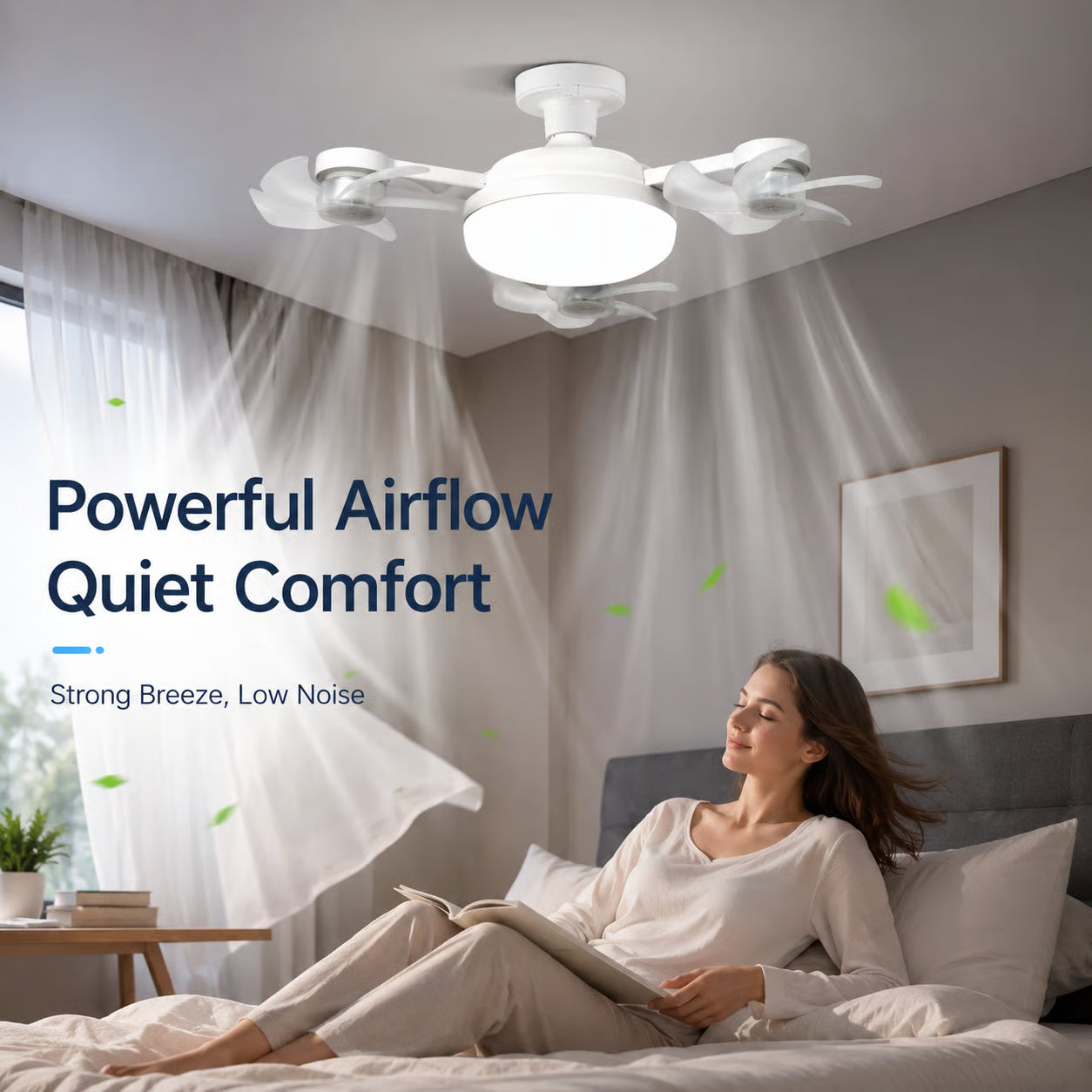 Fan with LED Light