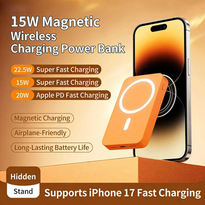 Wireless Magnetic Charging Power Bank – 10,000mAh
