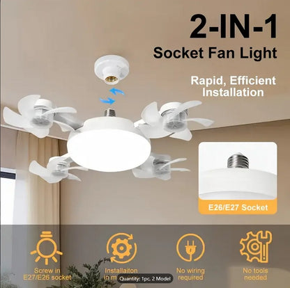 Fan with LED Light