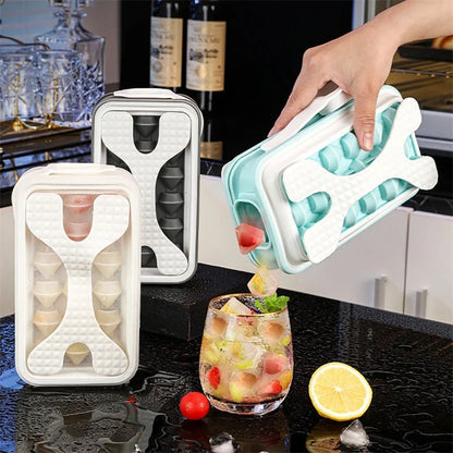 💎 Diamond Ice Cube Tray with Storage Box & Press Release