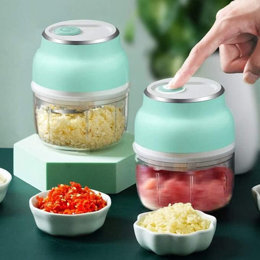 Portable Electric Mini Garlic Cutter & Food Chopper