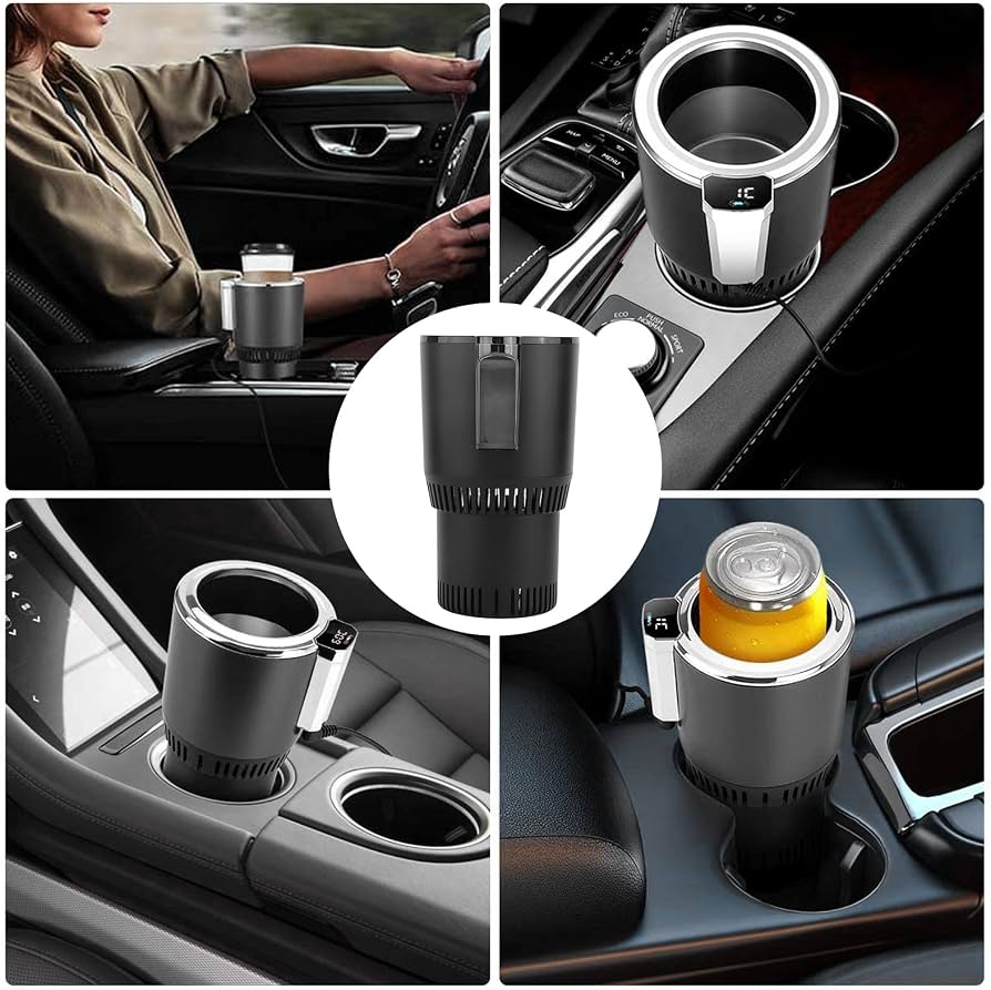 Portable 2-in-1 Car Cup Cooler & Warmer