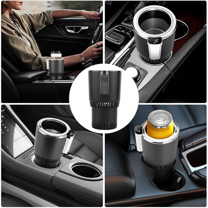 Portable 2-in-1 Car Cup Cooler & Warmer