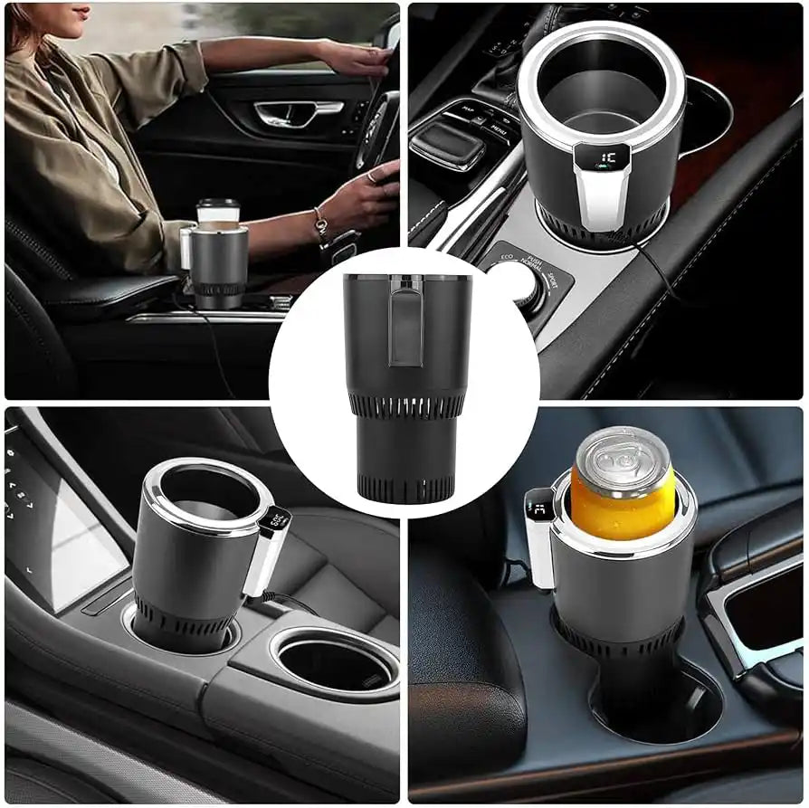 Portable 2-in-1 Car Cup Cooler & Warmer