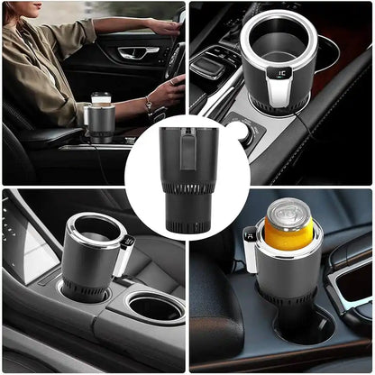 Portable 2-in-1 Car Cup Cooler & Warmer