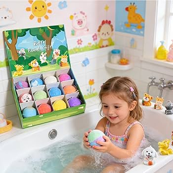 Kids Bubble Bath Bombs Gift Set