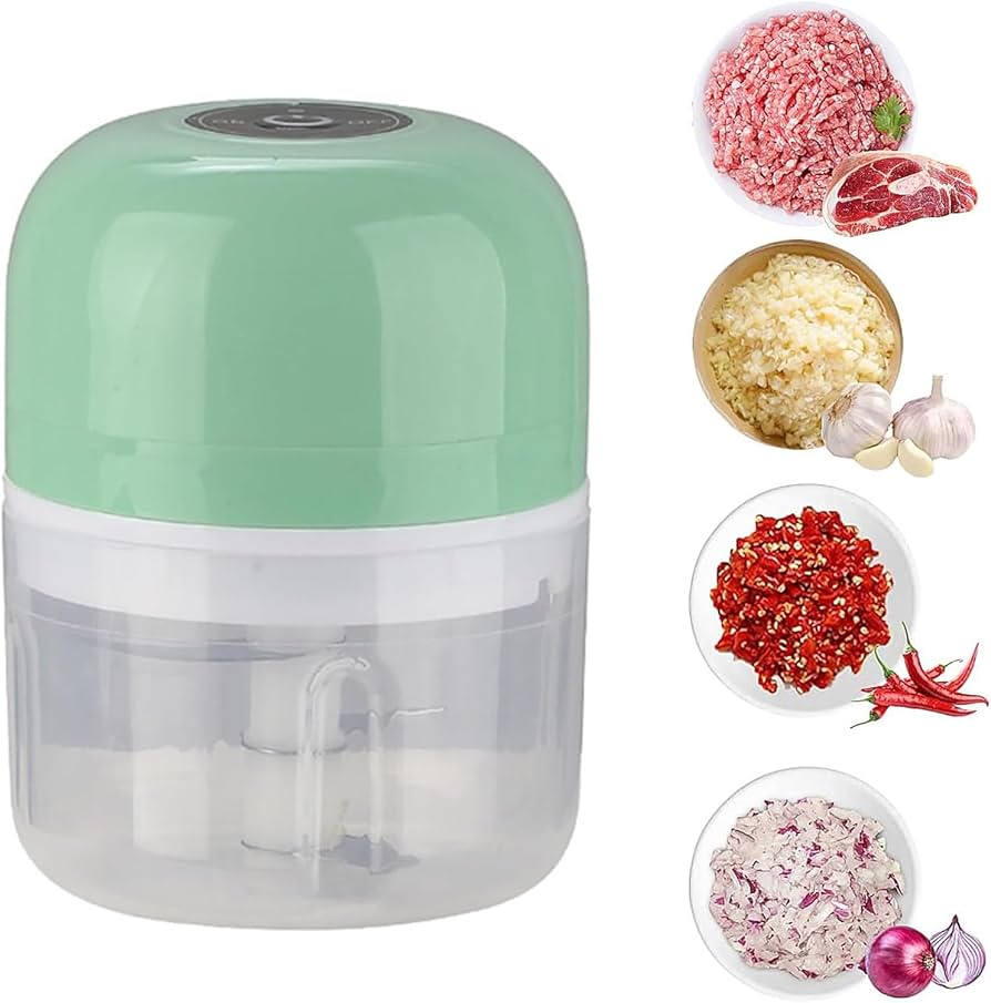 Portable Electric Mini Garlic Cutter & Food Chopper