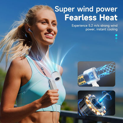 Portable Cordless Mini Fan – Smart & Safe Cooling