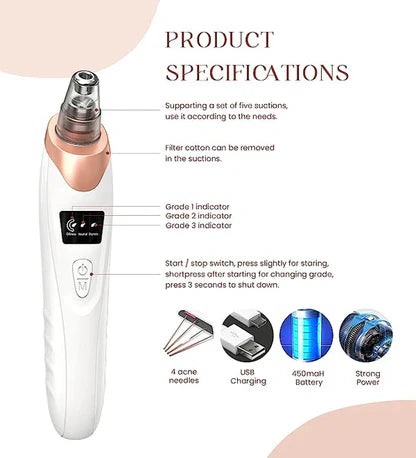 Blackhead Remover Vacuum Pore Cleaner