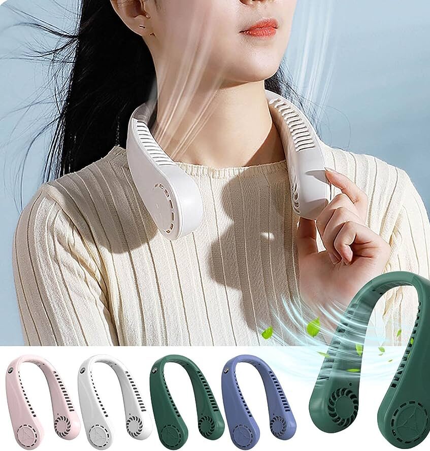 Portable Rechargeable Neck Fan