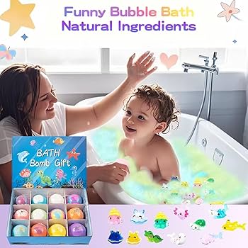Kids Bubble Bath Bombs Gift Set