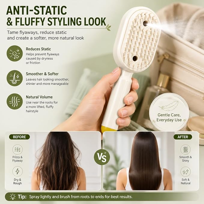Scalp Massage Brush with Oil Applicator