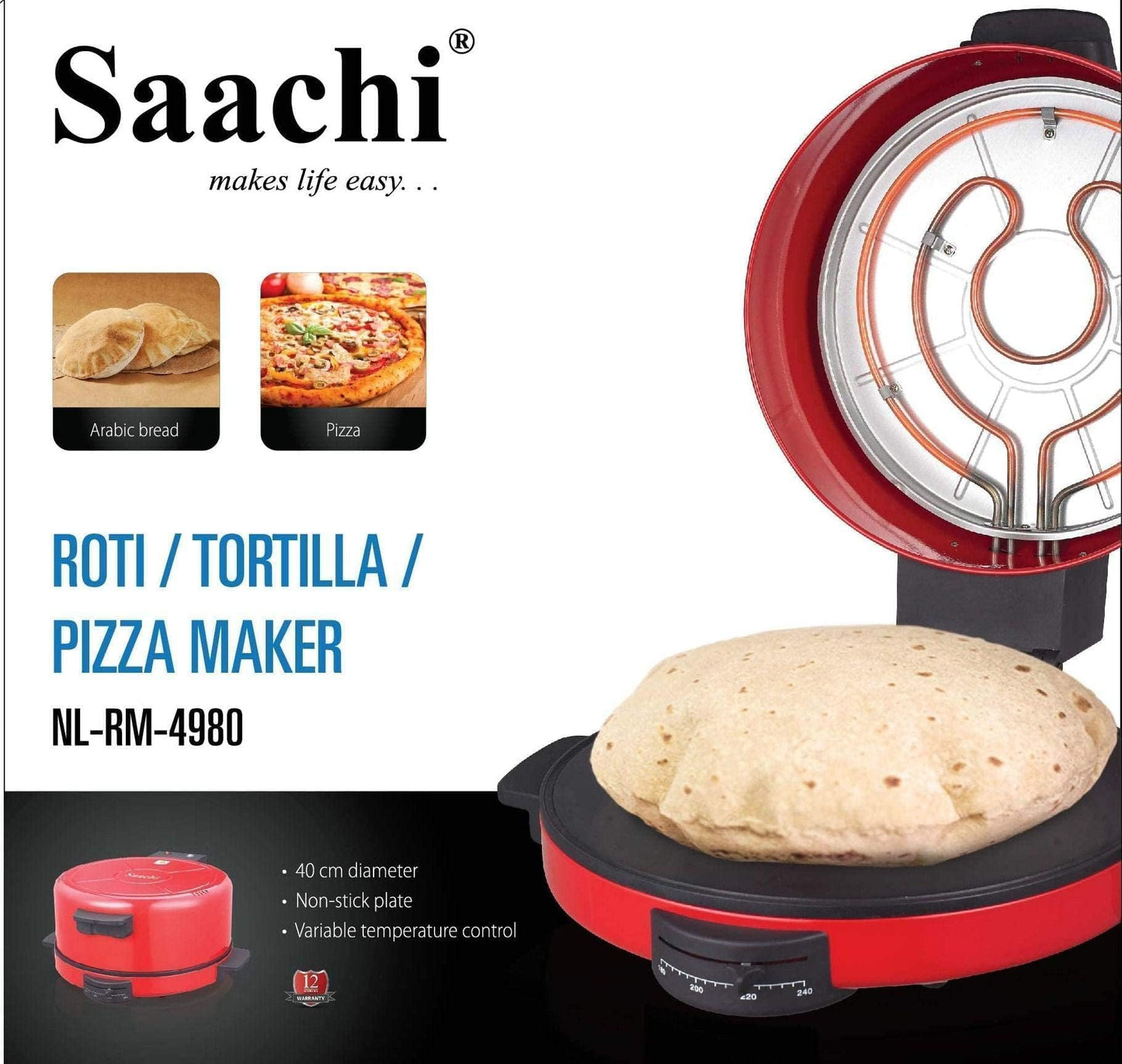 🍕 Pizza & Roti Maker