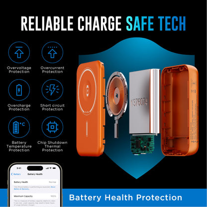Wireless Magnetic Charging Power Bank – 10,000mAh