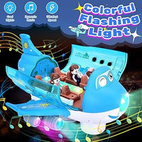 Lightning & Musical 360 Rotating Gear Airplane