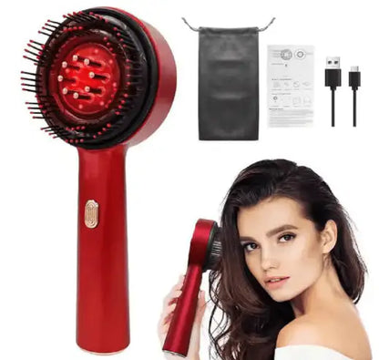 💆 Scalp Massage Brush with Oil Applicator NOOR CART