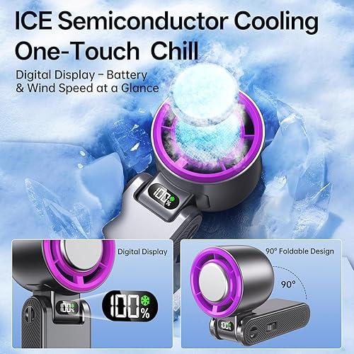 🌪️ Portable Rechargeable Mini Turbo Fan