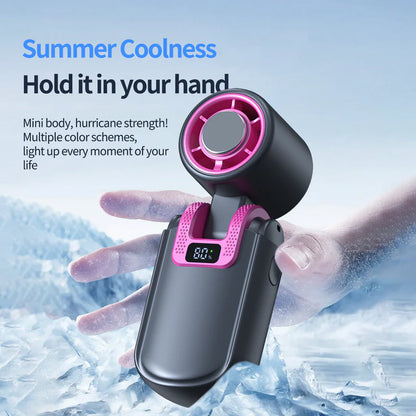 🌪️ Portable Rechargeable Mini Turbo Fan