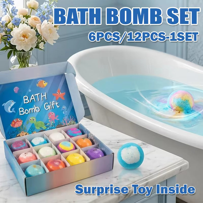 Kids Bubble Bath Bombs Gift Set