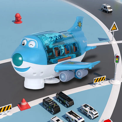 Lightning & Musical 360 Rotating Gear Airplane