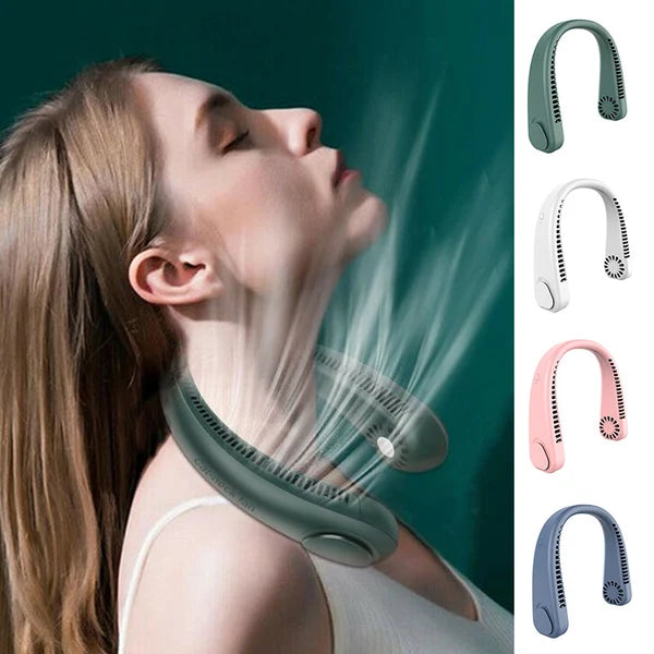 Portable Rechargeable Neck Fan
