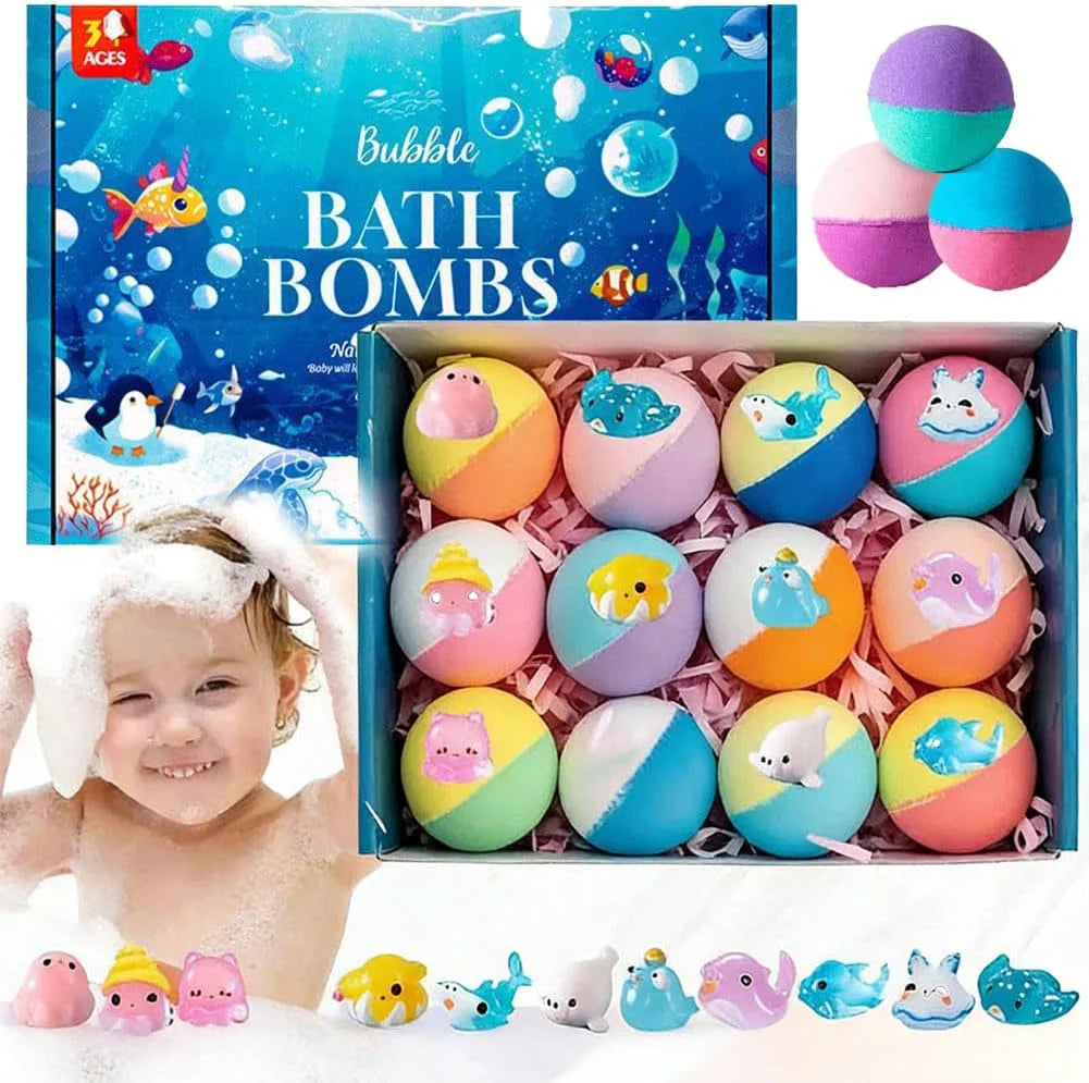 Kids Bubble Bath Bombs Gift Set