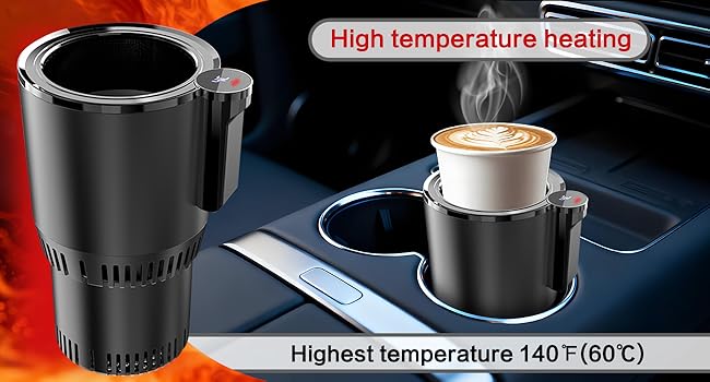 Portable 2-in-1 Car Cup Cooler & Warmer