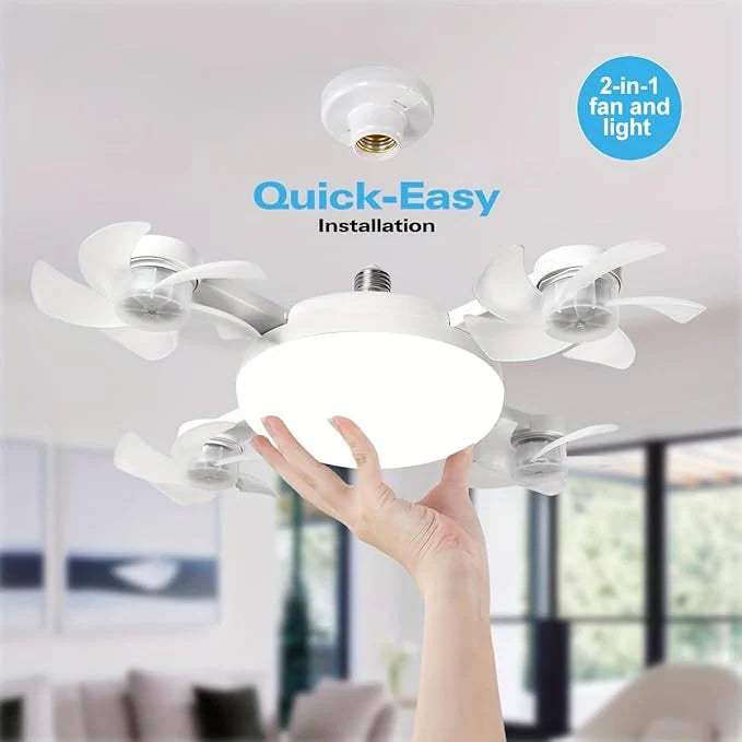 Fan with LED Light