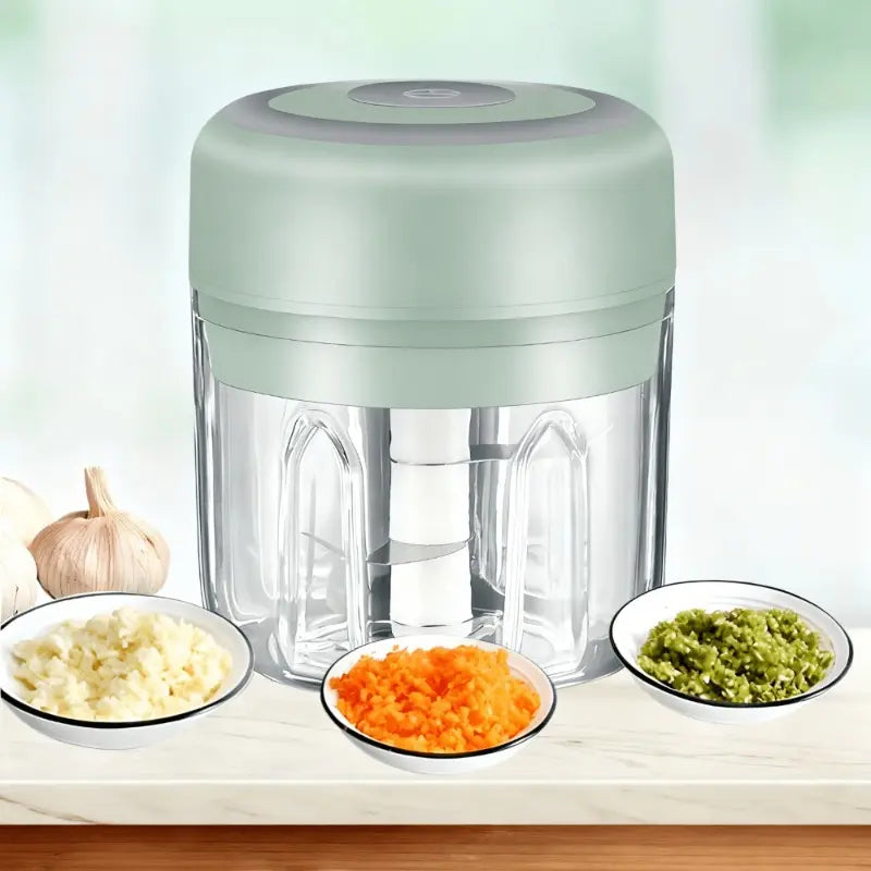 Portable Electric Mini Garlic Cutter & Food Chopper
