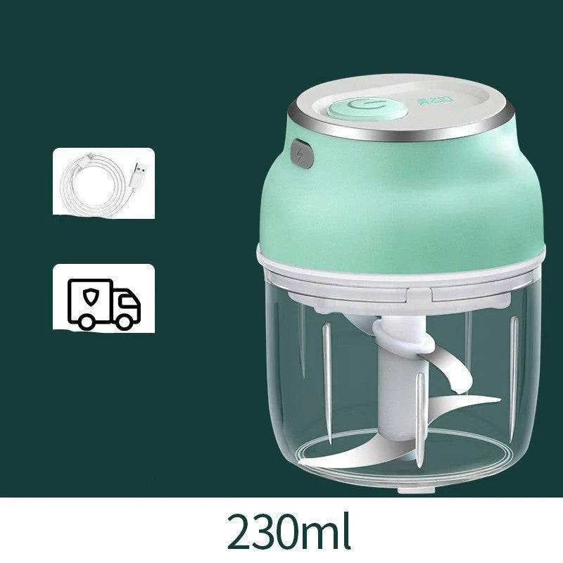 Portable Electric Mini Garlic Cutter & Food Chopper
