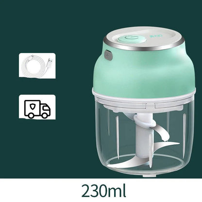 Portable Electric Mini Garlic Cutter & Food Chopper