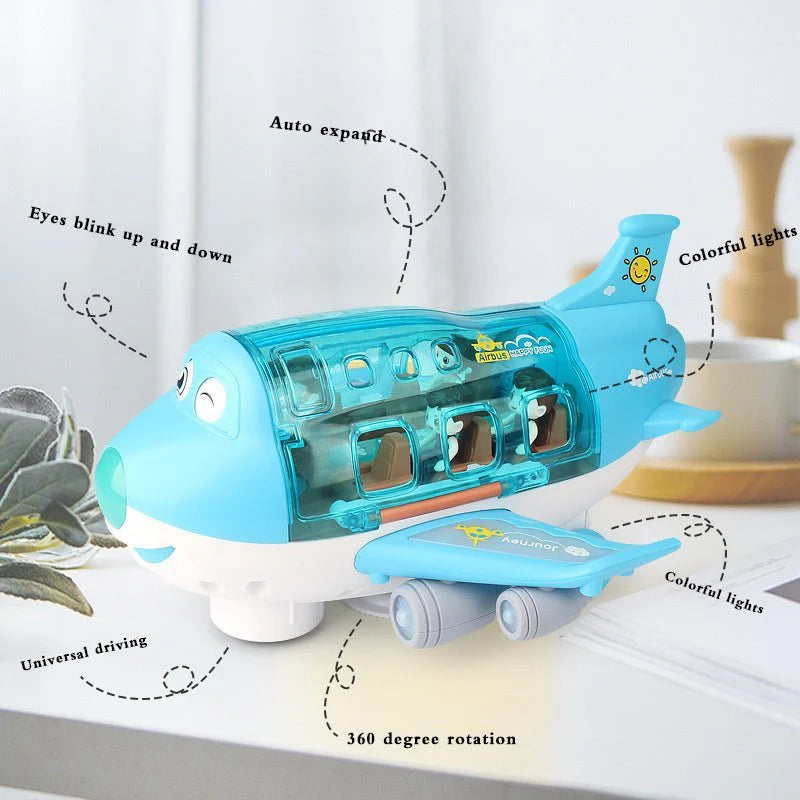 Lightning & Musical 360 Rotating Gear Airplane