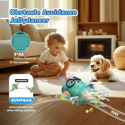 ✨ Interesting Jellydancer – Musical Bump & Go Toy ✨