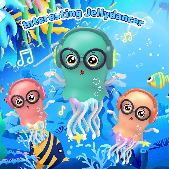✨ Interesting Jellydancer – Musical Bump & Go Toy ✨